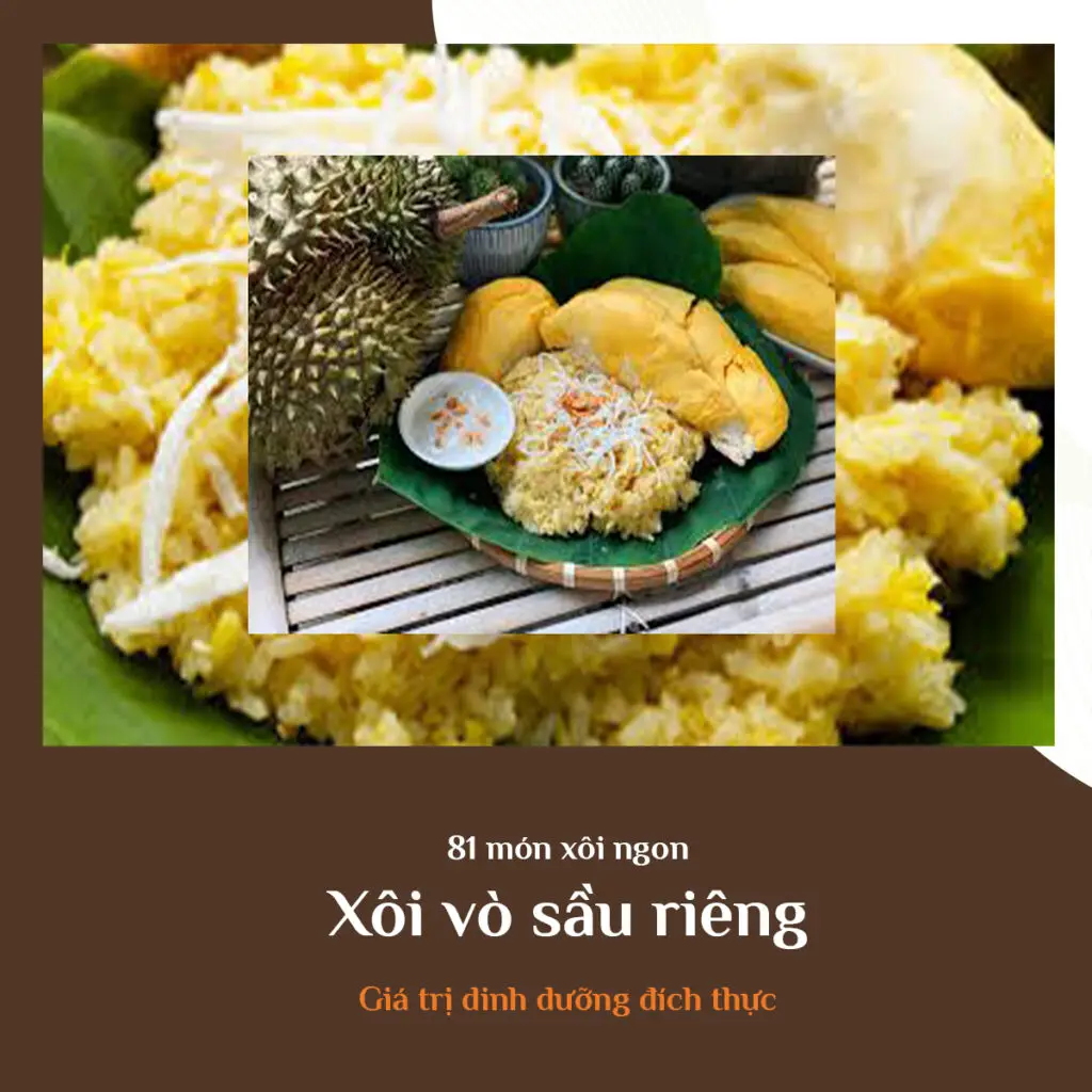 Xôi vò sầu riêng