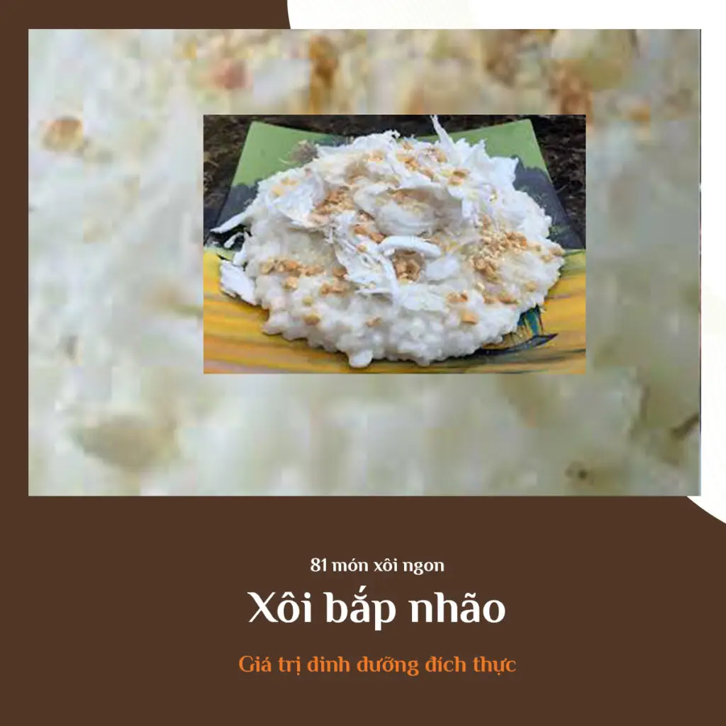 Xôi bắp (ngô) nhão