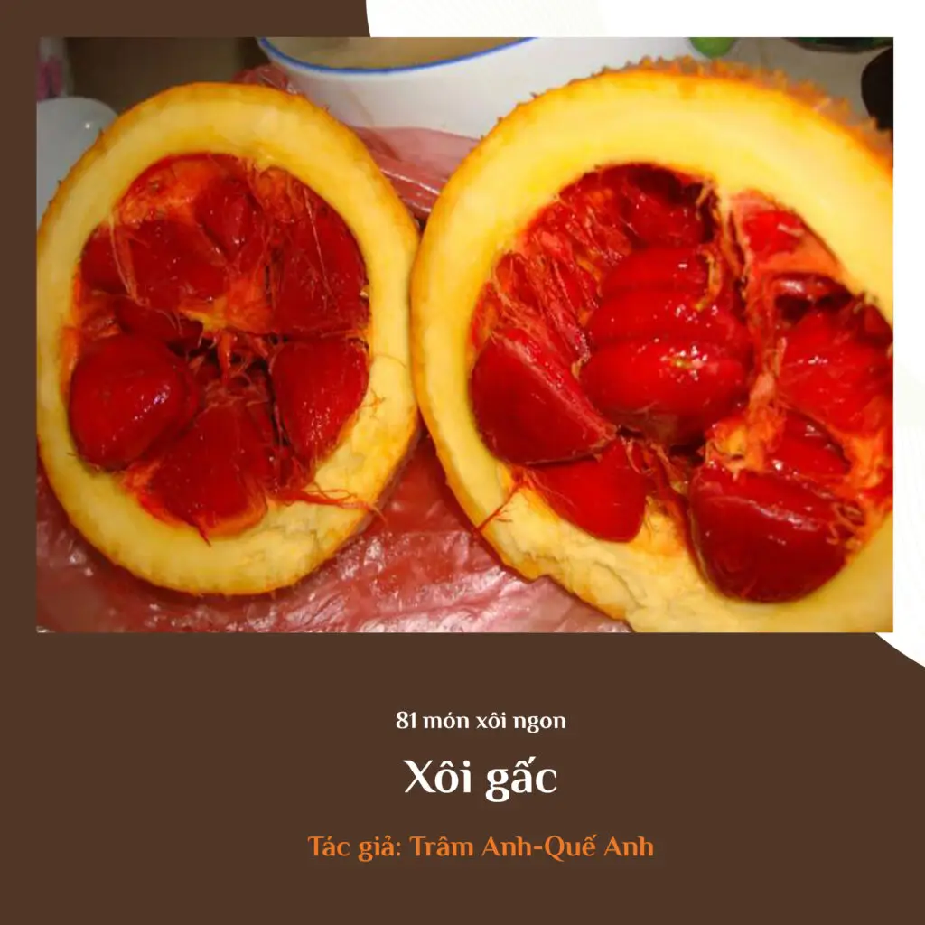 Xôi gấc 1