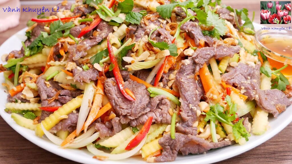 Nhà Có Tiệc Mình Trộn Gỏi Cách Này. Gỏi Thơm Giòn Để Lâu Không Bị Ra Nước, Beef Salad by Vanh Khuyen