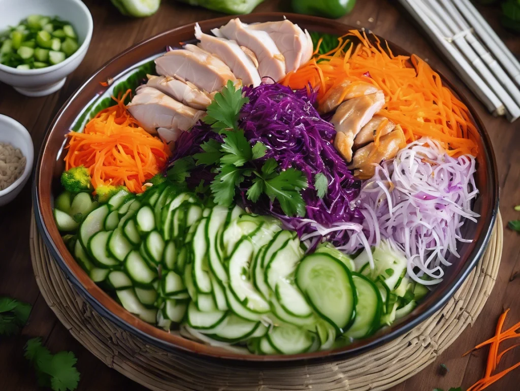 Miến gà trộn
