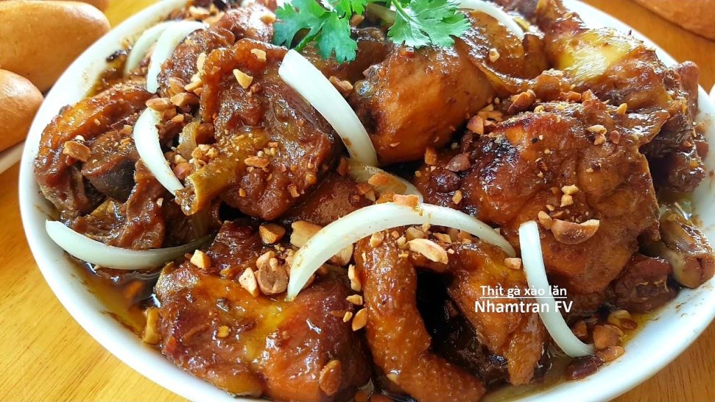 THỊT GÀ XÀO LĂN mềm ngọt béo thơm ngon lạ vị cực hấp dẫn cách làm không quá khó |Nhamtran FV THỊT GÀ XÀO LĂN mềm ngọt béo thơm ngon lạ vị cực hấp dẫn cách làm không quá khó |Nhamtran FV