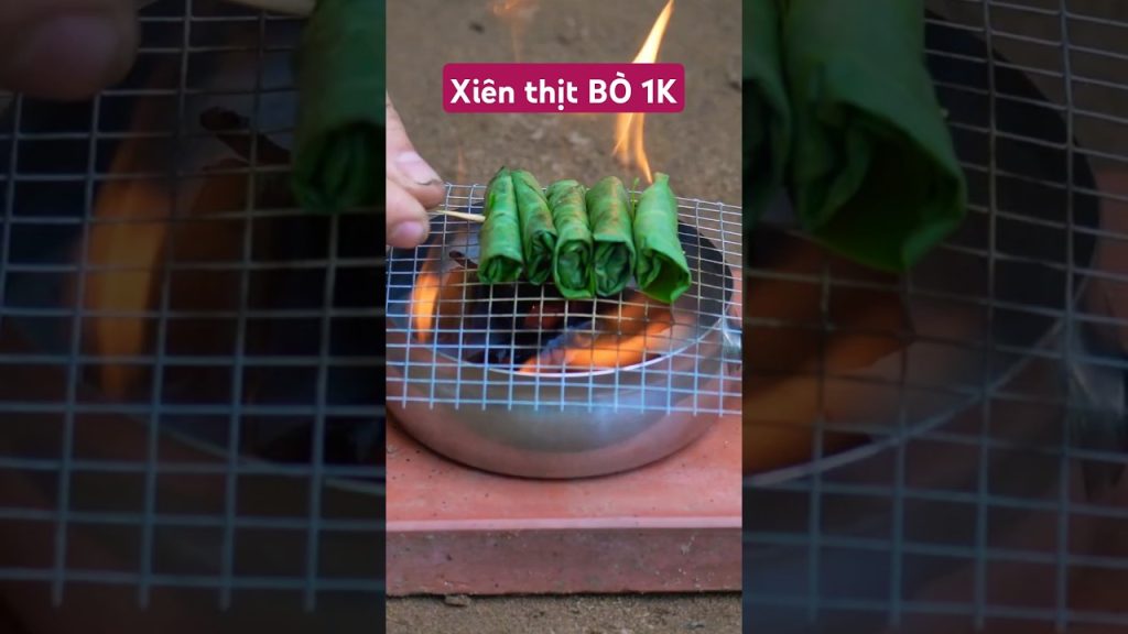 Làm xiên thịt bò nhỏ nhất thế giới Làm xiên thịt bò nhỏ nhất thế giới