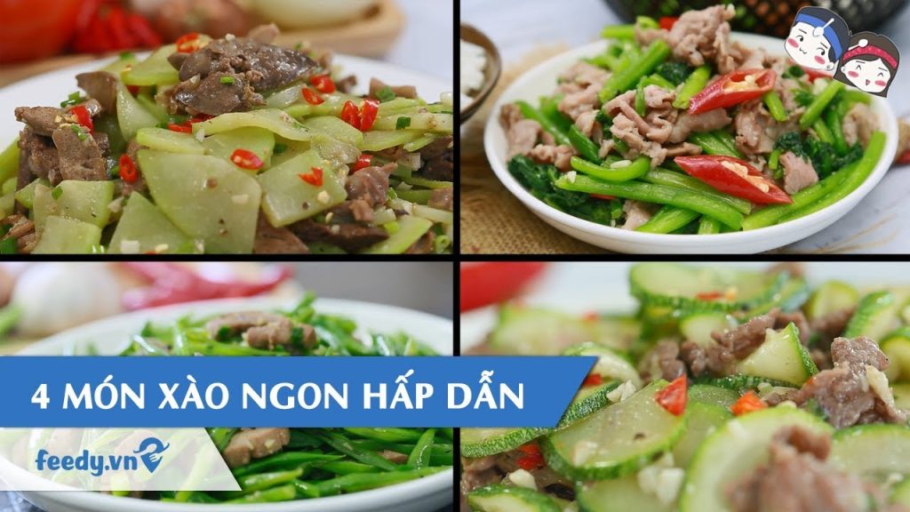 Hướng dẫn cách làm “4 món xào” hấp dẫn cho bữa cơm thêm đậm đà