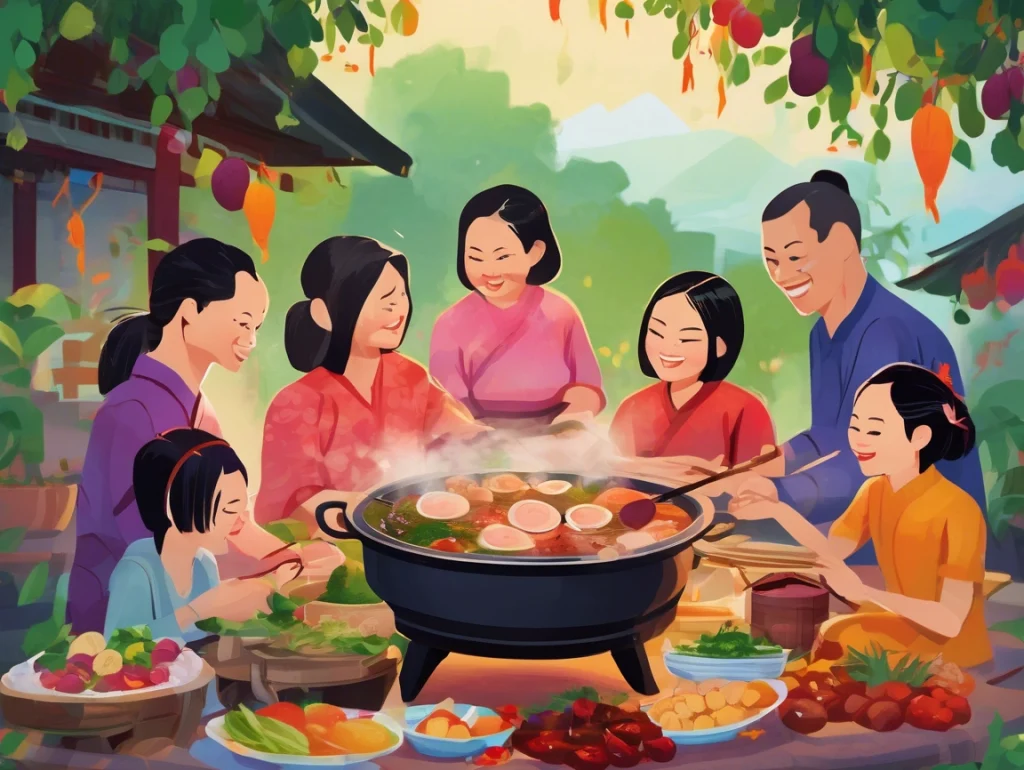 Tết đoan ngọ nấu lẩu vịt rượu nếp Tết đoan ngọ nấu lẩu vịt rượu nếp
