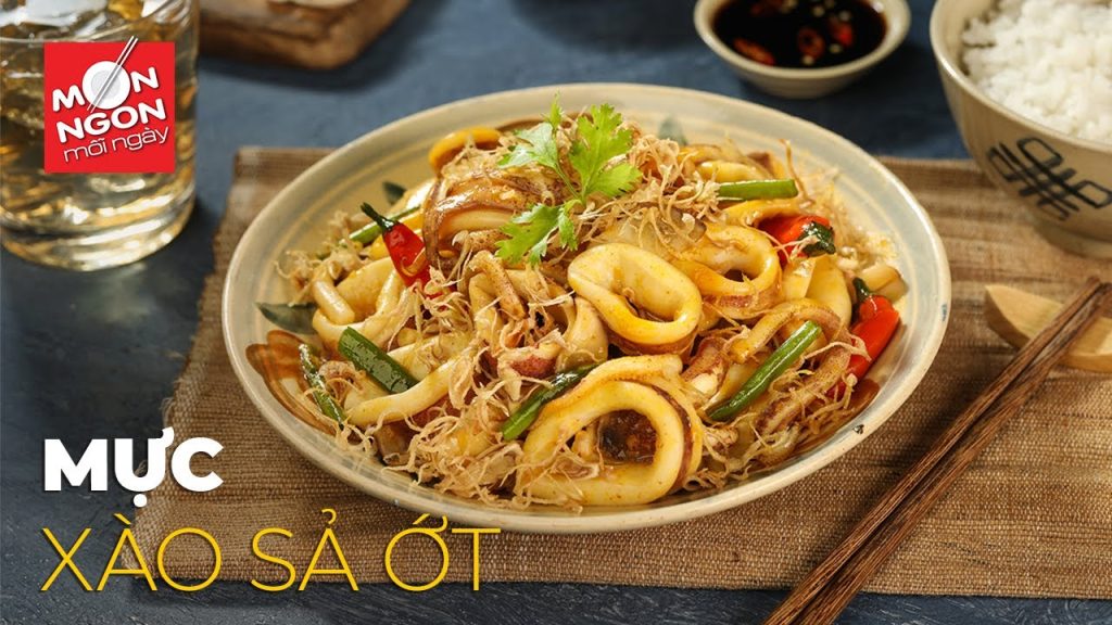 Cách làm MỰC XÀO SẢ ỚT thơm phức cay cay | MÓN NGON MỖI NGÀY Cách làm MỰC XÀO SẢ ỚT thơm phức cay cay | MÓN NGON MỖI NGÀY