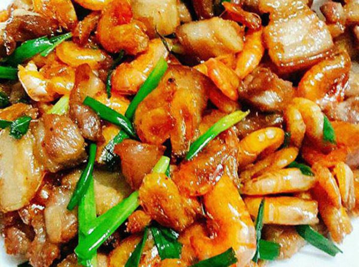Tôm chiên cháy cạnh Tôm chiên cháy cạnh