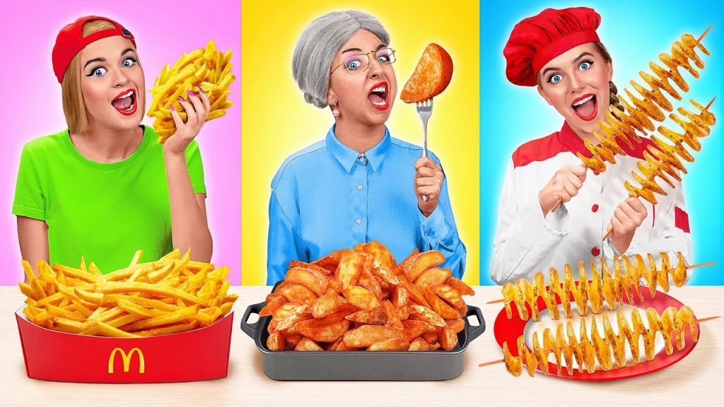 Thử thách nấu ăn giữa tôi và bà