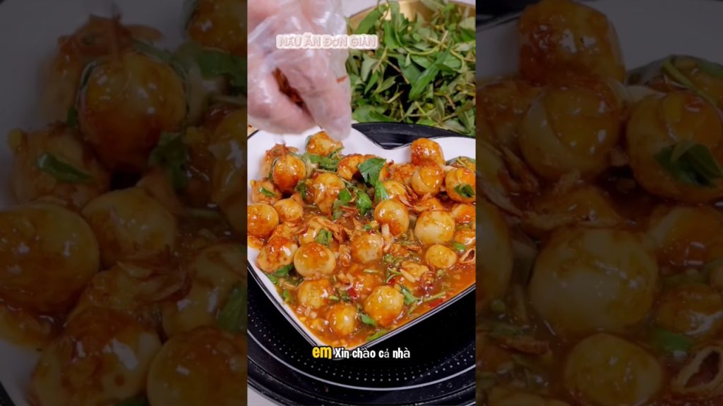 Cách nấu trứng cút xào me ngon tại nhà