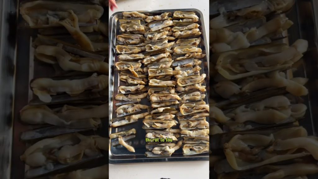 Ốc móng tay làm món ngon