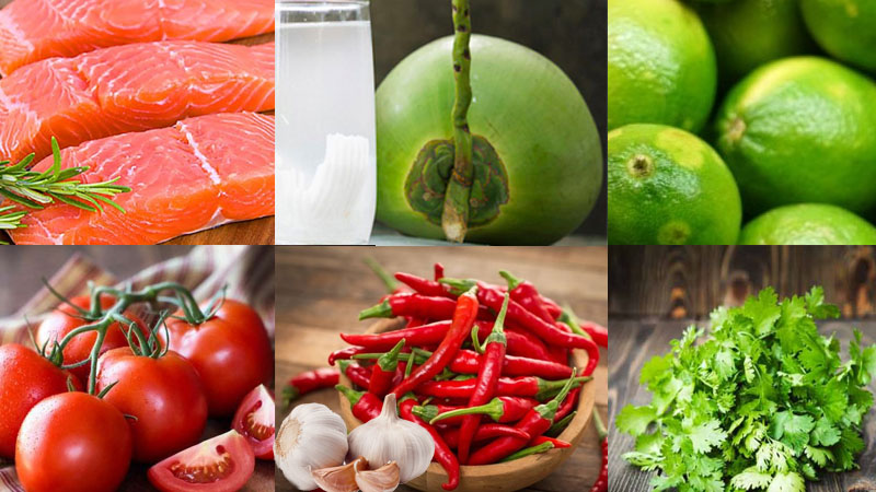 Thông tin về cá hồi và những cách chế biến cá hồi ngon dễ làm Nguyên liệu món cá hồi sốt cà chua