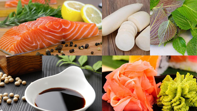 Thông tin về cá hồi và những cách chế biến cá hồi ngon dễ làm Nguyên liệu sashimi cá hồi