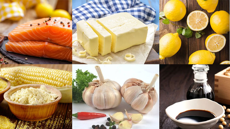 Thông tin về cá hồi và những cách chế biến cá hồi ngon dễ làm Nguyên liệu chế biến cá hồi áp chảo sốt bơ chanh