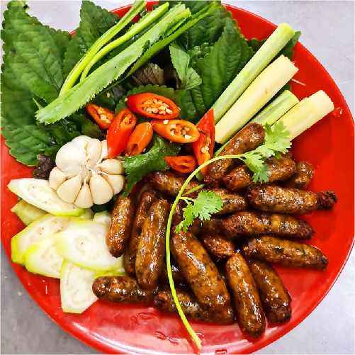 Món dồi dê ngon Dồi dê đã được chế biến