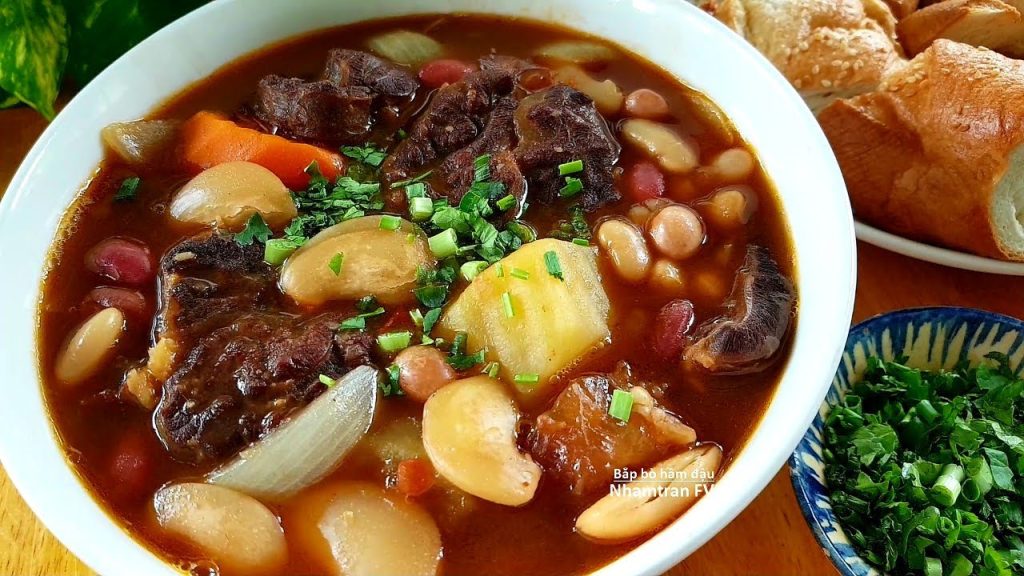 Món ngon tiệc gia đình BẮP BÒ HẦM ĐẬU tăng cường sức khỏe mùa lạnh |Nhamtran FV Món ngon tiệc gia đình BẮP BÒ HẦM ĐẬU tăng cường sức khỏe mùa lạnh |Nhamtran FV