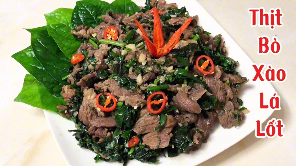 Thịt bò xào lá lốt món ngon mỗi ngày |Món ngon mỗi ngày PT