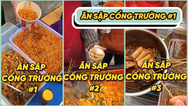 Tổng hợp ăn sập cổng trường – P1