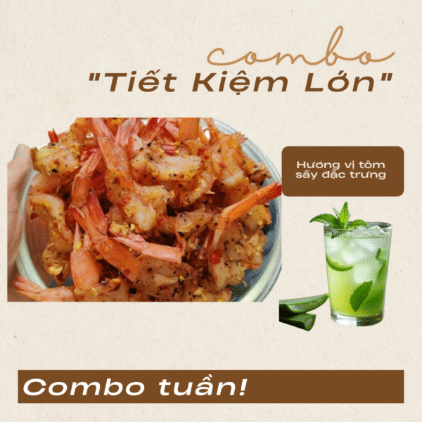 Ăn Vặt Không Lo Tăng Cân? Chọn Ngay Tôm Sấy