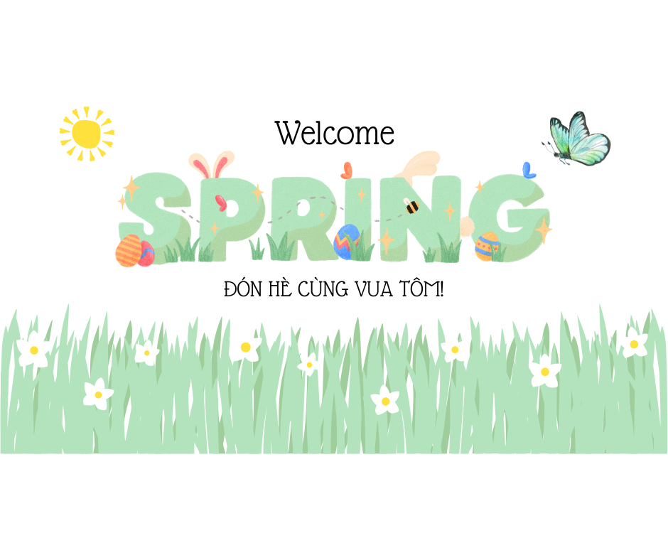 CHÀO HÈ CÙNG DINH DƯỠNG VUA TÔM!