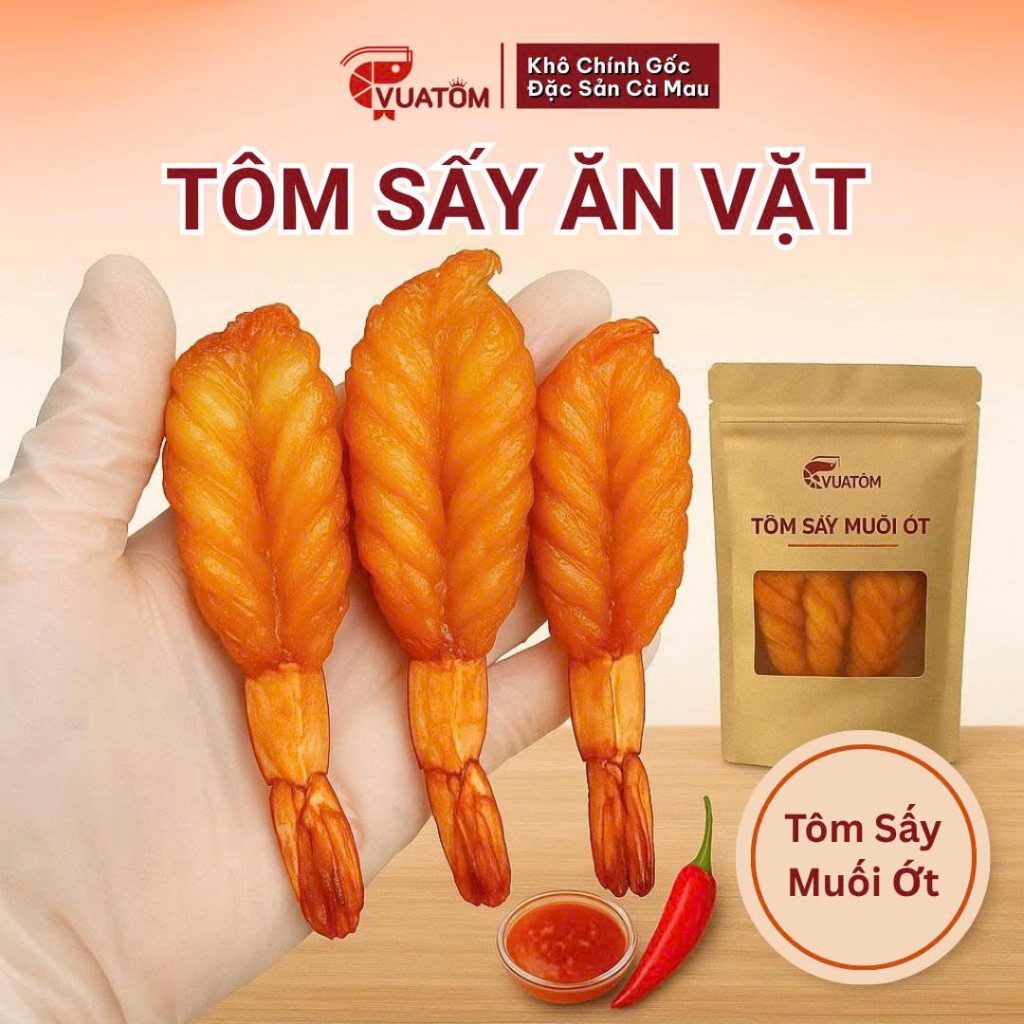 Tôm Sấy Ăn Liền Nhà Vua Tôm Tại Sao Lại Được Yêu Thích ? Tôm Sấy Ăn Liền Nhà Vua Tôm Tại Sao Lại Được Yêu Thích ?