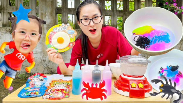 Bộ đồ nấu ăn mới, nấu ra các món hình các con vật