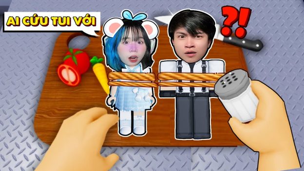 Simmy và Siro Bị ĐẦU BẾP ĐIÊN Đem Đi NẤU ĂN Trong Roblox 👨‍🍳🔪