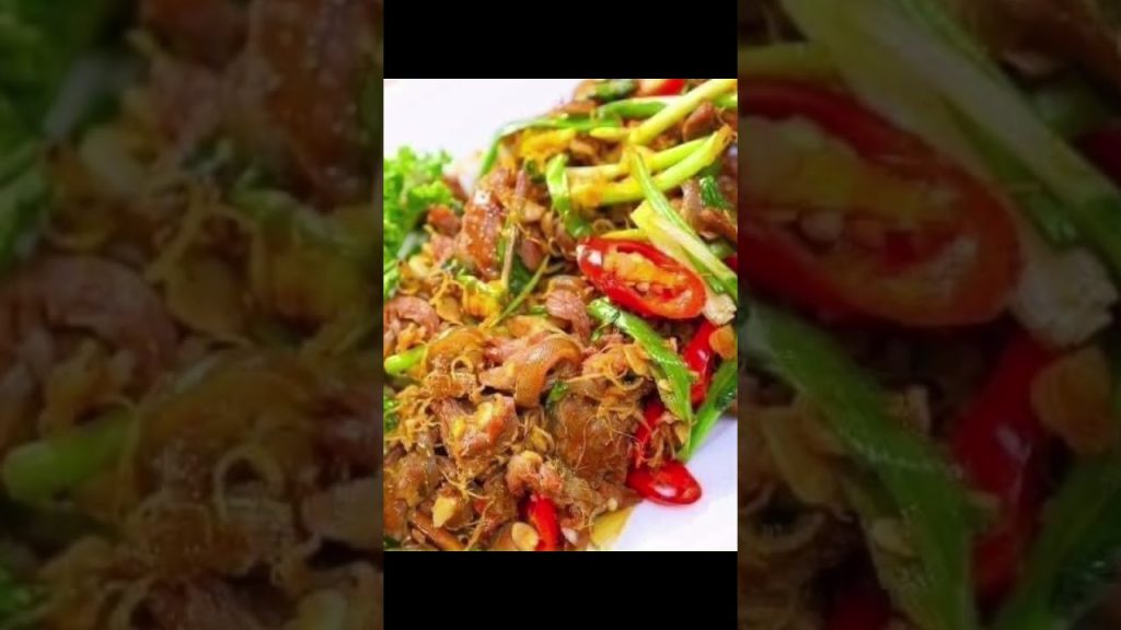 Món ngon dân dã – Heo rừng xào sả ớt – Heo rừng nướng – Họp mặt 8/3!