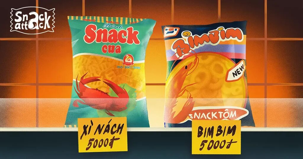 Từ bim bim, snack đến oishi: Vì sao mỗi miền gọi món ăn vặt tuổi thơ này một kiểu?